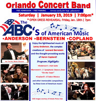 2019-01-18 & 19 Orlando Concert Band